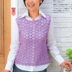 free crochet pattern big hole sweater.