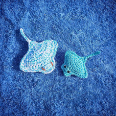 free crochet pattern blue stingray.