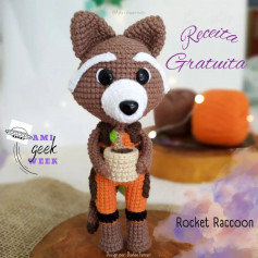 free crochet pattern brown dog white muzzle.