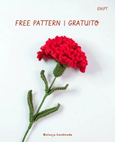 free crochet pattern carnation