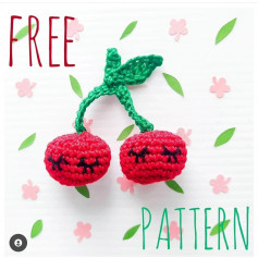 free crochet pattern cherry