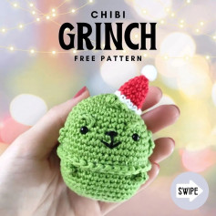 free crochet pattern chibi grinch