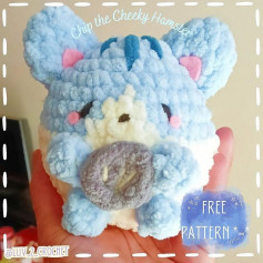 free crochet pattern chip the cheeky hamster