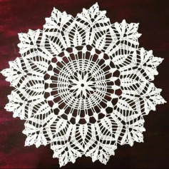 free crochet pattern circle with a circle in the middle.