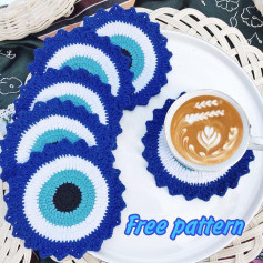 free crochet pattern cup holder