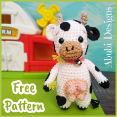 free crochet pattern dairy cow
