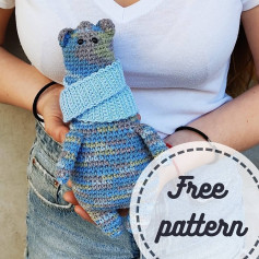 free crochet pattern dude bear