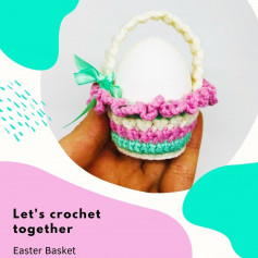 free crochet pattern easter basket