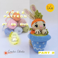 free crochet pattern easter bunny with long ears