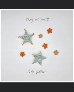free crochet pattern five-pointed star