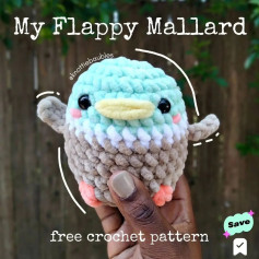 free crochet pattern flappy mallard