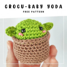 free crochet pattern grogu baby yoda full