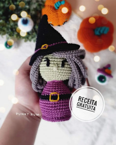 free crochet pattern little witch