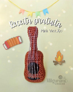 free crochet pattern mini guitar