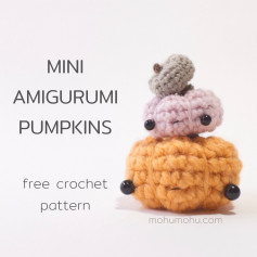 free crochet pattern mini pumpkins