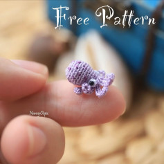 free crochet pattern octopus mini size.