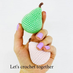 free crochet pattern pear