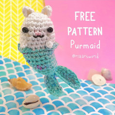 free crochet pattern purmaid