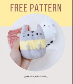 free crochet pattern pusheen