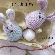 free crochet pattern rabbit-shaped egg incubator