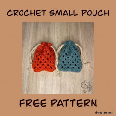 free crochet pattern small pouch