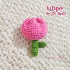 free crochet pattern small tulips