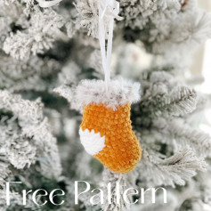 free crochet pattern stocking & heel