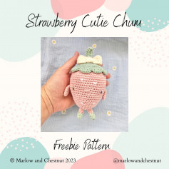 free crochet pattern strawberry cutie chum