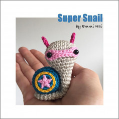 free crochet pattern super snail