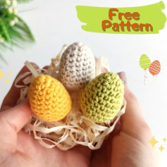 free crochet pattern the little egg