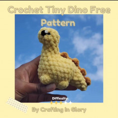 free crochet pattern tiny dino