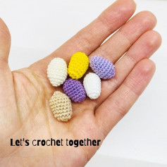 free crochet pattern tiny easter eggs