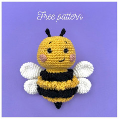 free crochet pattern topaz the bumblebee