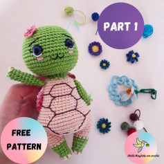 free crochet pattern tuga the cute turtle