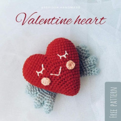 free crochet pattern valentine heart