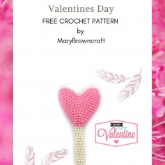 free crochet pattern valentines day hearts