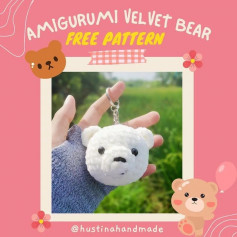 free crochet pattern velvet bear