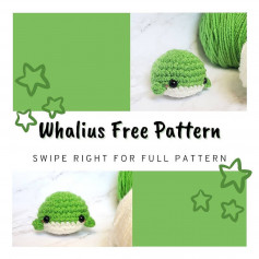 free crochet pattern whalius