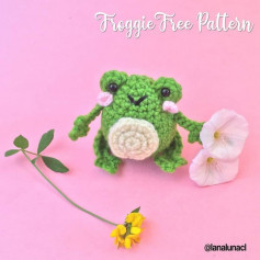 free crochet pattern white belly frog