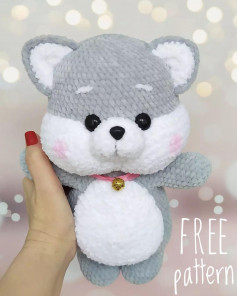 free crochet pattern white belly grizzly bear