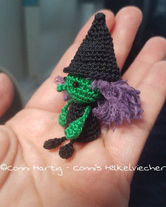 free crochet pattern witch doll