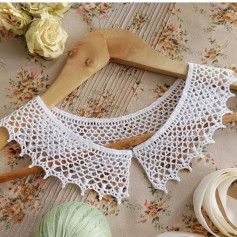 Geometric Crochet pattern collar
