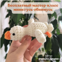 goose, beak orange crochet pattern