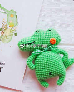 green alligator crochet pattern