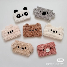 hairpin, brown bear, grizzly bear, white bear crochet pattern