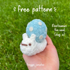 nisetsumuri the snail free crochet pattern