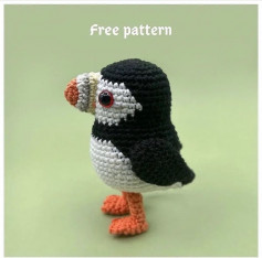 polar animals francis the puffin crochet pattern