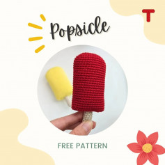 red popsicle crochet pattern