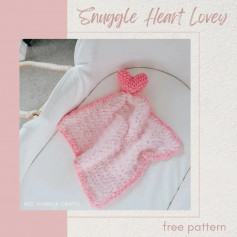 snuggle heart lovey