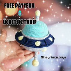 spaceship crochet pattern